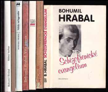 KOMPLET Bohumil Hrabal 7X Tři novely + Něžný barbar + Schizofrenické evangelium + Kouzelná flétna + Kličky na kapesníku + Vita nuova + Harlekýnovy milióny