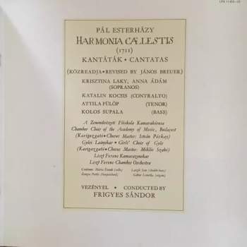 Pál Esterházy: Harmonia Celestis - Cantatas (3xLP + BOX + BOOKLET)
