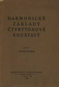 Harmonické základy čtvrttónové soustavy