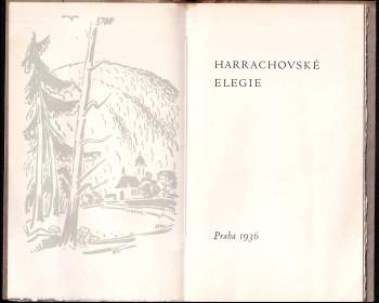 Hanuš Jelínek: Harrachovské elegie