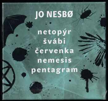 Jo Nesbø: KOMPLET Jo Nesbø 5X Nemesis + Pentagram + Netopýr + Švábi + Červenka