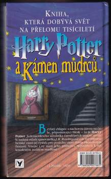 J. K Rowling: Harry Potter a kámen mudrců – DOTISK 1. VYDÁNÍ