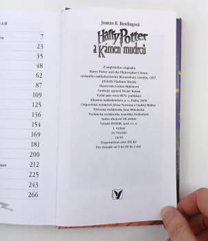 J. K Rowling: Harry Potter a kámen mudrců - 1. VYDÁNÍ
