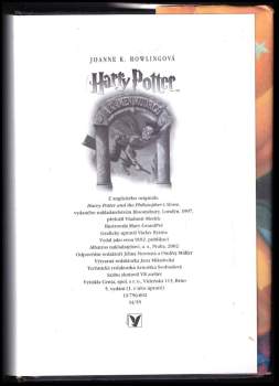 J. K Rowling: Harry Potter a kámen mudrců