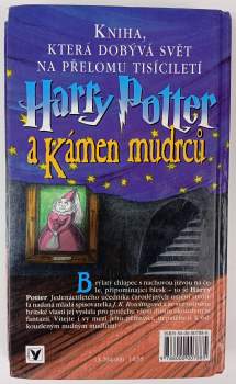J. K Rowling: Harry Potter a kámen mudrců – DOTISK 1. VYDÁNÍ