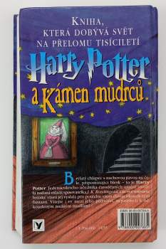 J. K Rowling: Harry Potter a kámen mudrců – DOTISK 1. VYDÁNÍ