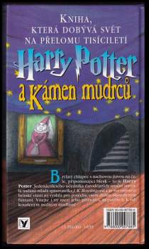 J. K Rowling: Harry Potter a kámen mudrců – DOTISK 1. VYDÁNÍ