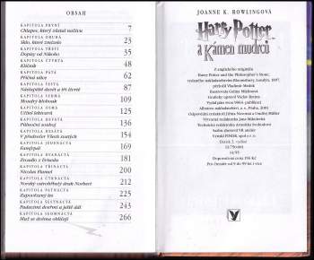 J. K Rowling: Harry Potter a kámen mudrců