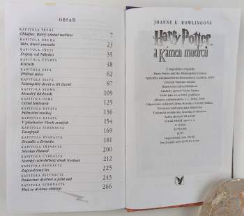 J. K Rowling: Harry Potter a kámen mudrců