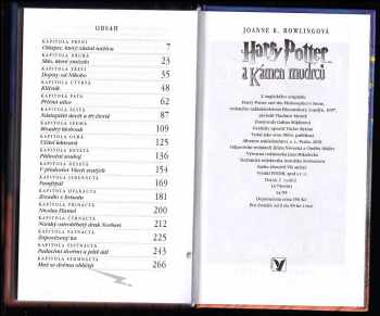 J. K Rowling: Harry Potter a kámen mudrců