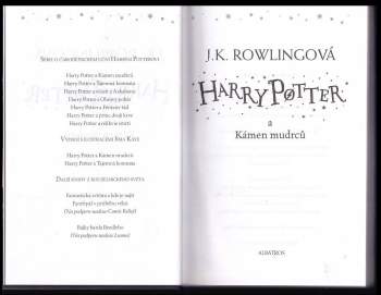 J. K Rowling: Harry Potter a kámen mudrců