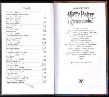 J. K Rowling: Harry Potter a kámen mudrců