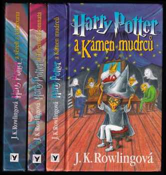 J. K Rowling: Harry Potter a Kámen mudrců + Tajemná komnata + Vězeň z Azkabanu