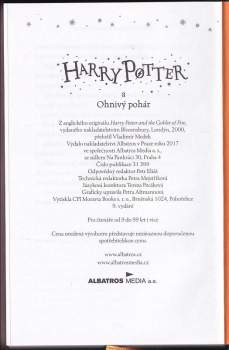 J. K Rowling: Harry Potter a ohnivý pohár