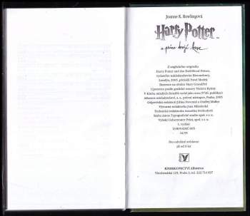 J. K Rowling: Harry Potter a princ dvojí krve