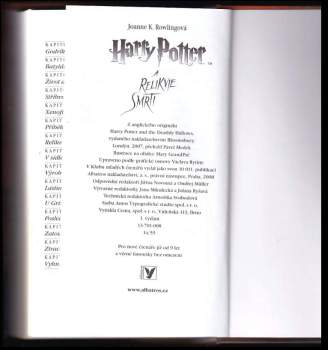 J. K Rowling: Harry Potter a relikvie smrti