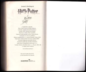 J. K Rowling: Harry Potter a relikvie smrti
