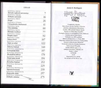 J. K Rowling: Harry Potter a tajemná komnata DOTISK 1. vydání