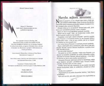 J. K Rowling: Harry Potter a tajemná komnata DOTISK 1. vydání
