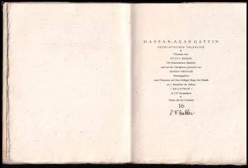 Rudolf Michalik: Hassan-Agas Gattin