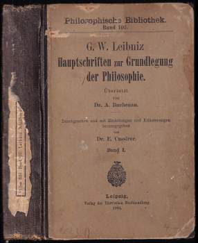 Hauptschriften zur Grundlegung der Philosophie
