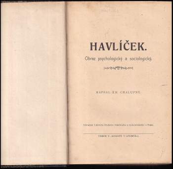 Emanuel Chalupný: Havlíček