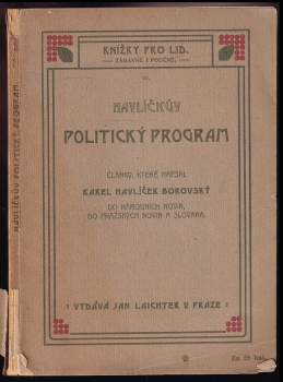 Havlíčkův politický program