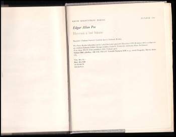Edgar Allan Poe: Havran a iné básne