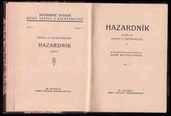 Nataly von Eschstruth: Hazardník