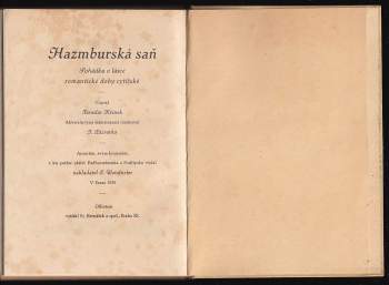 Jaroslav Křenek: Hazmburská saň
