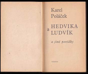 Karel Poláček: Hedvika a Ludvík