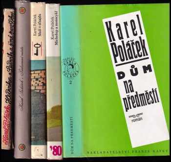 Karel Poláček: KOMPLET Karel Poláček 5X Dům na předměstí + Michelup a motocykl + Muži v ofsajdu + Podzemní město + Hedvika a Ludvík
