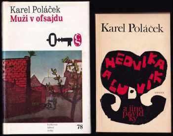 Karel Poláček: KOMPLET Karel Poláček 2X Muži v ofsajdu + Hedvika a Ludvík