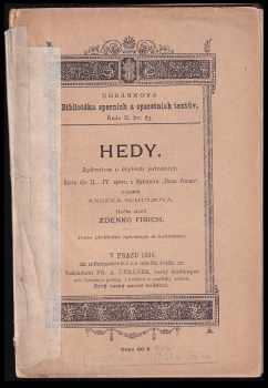 Zdeněk Fibich: Hedy