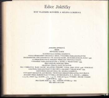 Johanna Spyri: Heidi děvčátko z hor