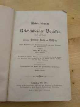 Anton Franz Ressel: Heimatskunde des Reichenberger Bezirkes