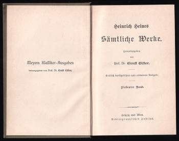 Heinrich Heine: Heinrich Heines Sämtliche Werke 1 - 7