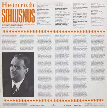 Heinrich Schlusnus: Heinrich Schlusnus Bariton