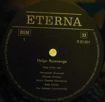 Helge Roswaenge: Helge Rosvænge - Tenor