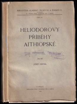 Heliodorovy příběhy Aithiopské