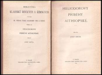 Héliodóros z Emessy: Heliodorovy příběhy Aithiopské
