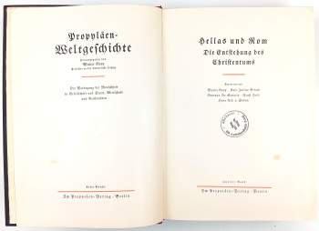 Walter Goetz: Hellas und Rom