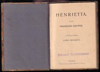 François Coppée: Henrietta
