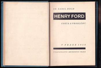 Karel Hoch: Henry Ford