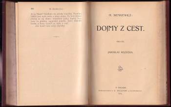 Henryk Sienkiewicz: Henryk Sienkiewicz: Listy z Afriky + Dojmy z cest - SVÁZÁNO V JEDNOM SVAZKU