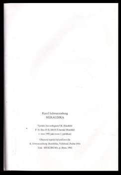 Karel František Schwarzenberg: Heraldika