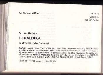 Milan Buben: Heraldika