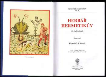 František Kabelák: Herbář hermetikův