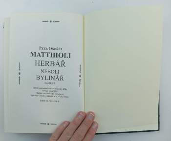 Pietro Andrea Mattioli: Herbář, neboli, Bylinář