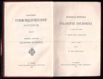 Herbert Spencer: Herberta Spencera Filosofie souborná